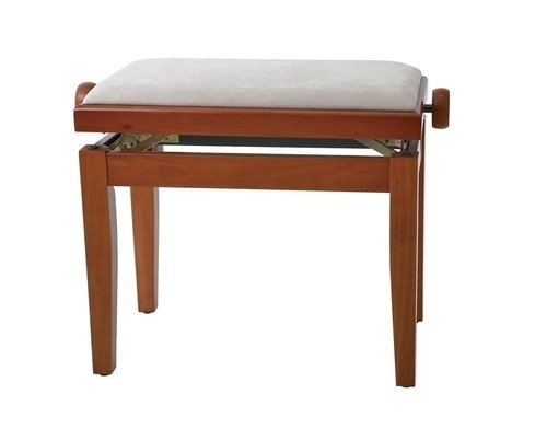 GEWA PIANO BENCH DELUXE CHERRY TREE MATT