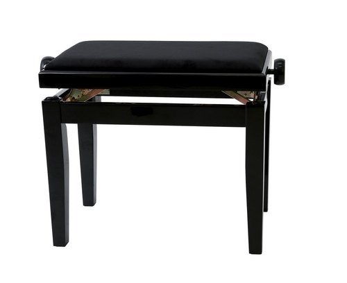 GEWA PIANO BENCH DELUXE BLACK HIGH GLOSS