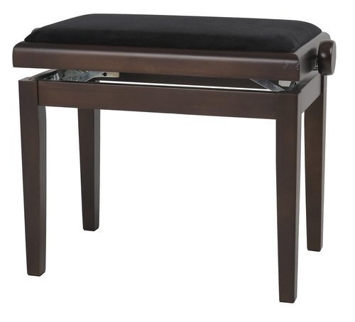 GEWA PIANO BENCH DELUXE WALNUT DARK MAT